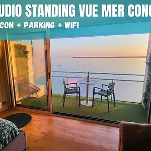 - L'iroizh - - Vue Panoramique - Standing Des Sables Blancs - Parking - Draps & Serviettes Inclus - Near Thalassotherapy - Wifi - Apartment